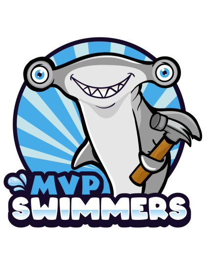 MVP Swimmers hammerhead logo